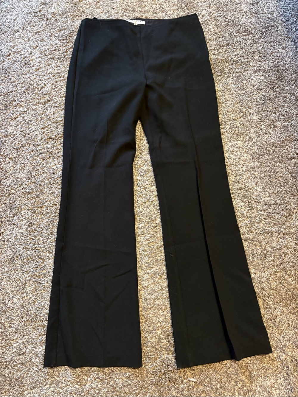 Trina Turk Black Boot Cut Flare Pants